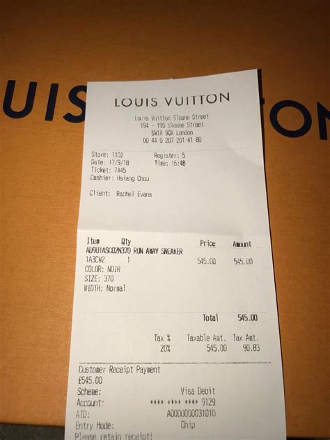 fake louis vuitton receipt template|louis vuitton invoice template.